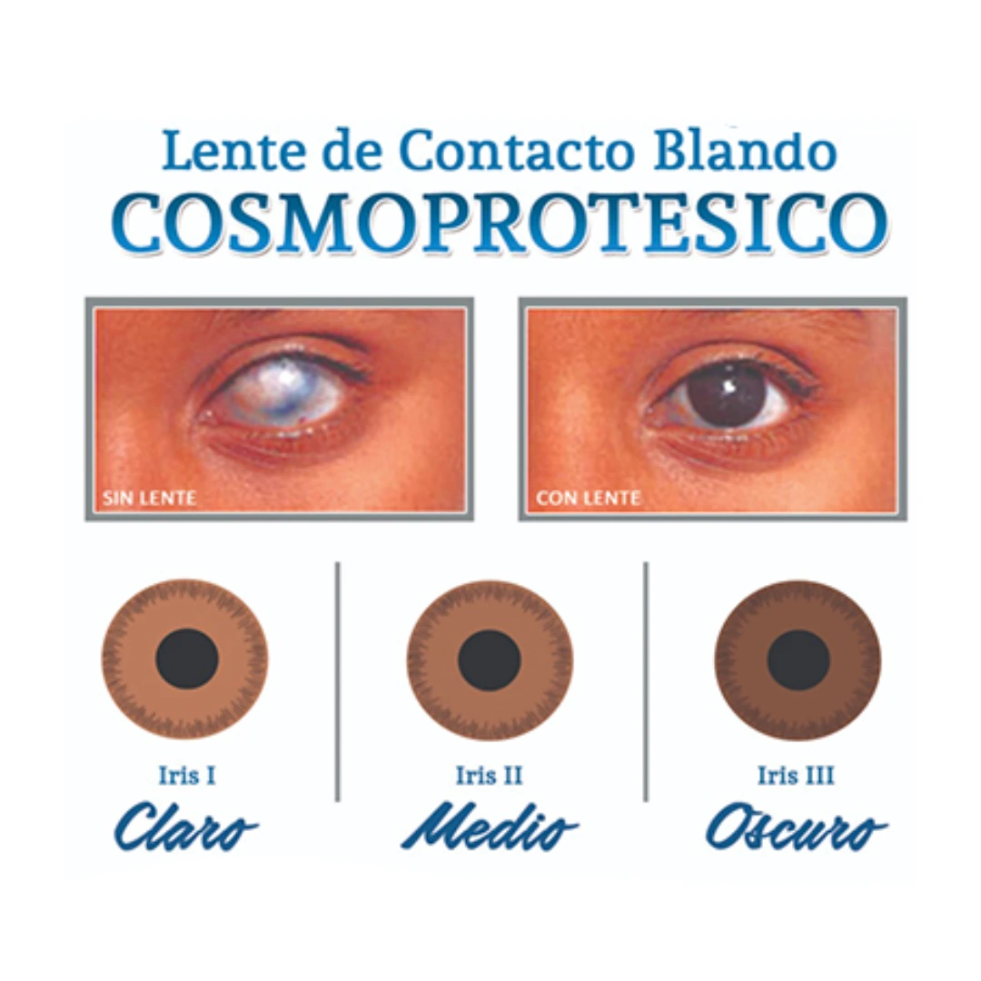 colores lentes cosmoprotesicos