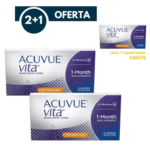 Acuvue Vita para Astigmatismo 2+1